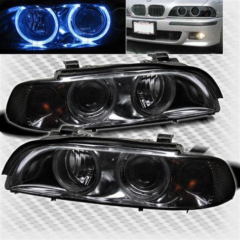 Find Smoked Bmw E Series Halo Projector Headlights Smoke Lamp