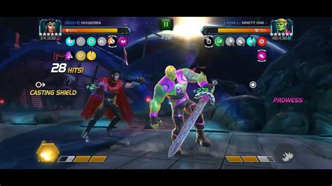 Wiccan Vs Hulkling Mcoc Aliance War Node 19 YouTube