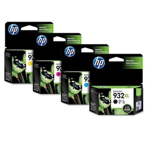 Hp 932xl Black And Hp 933xl Cyan Magenta Yellow Ink Ink Toner Cartridge