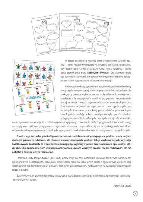 Trening Umiej Tno Ci Emocjonalnych I Spo Ecznych Dzieci