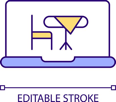 Book restaurant table online RGB color icon. Dinner reservation system