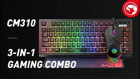 Introducing Marvo 3 In 1 Gaming Combo CM310 YouTube