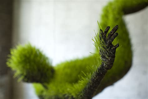 Awesome Grass Sculptures Of Bodies Abstract Sculpture Human