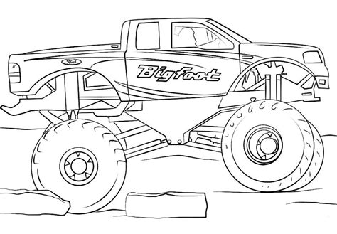 Розмальовка монстр-трак