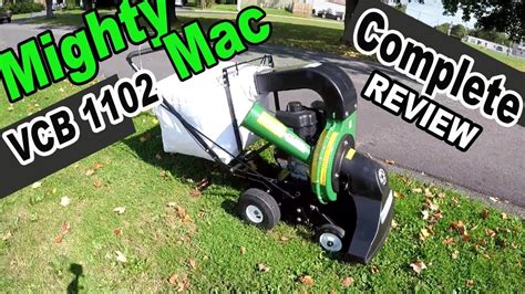 Mackissic Mighty Mac Lawn Vacuum Chipper Review Vcb 1102 Youtube