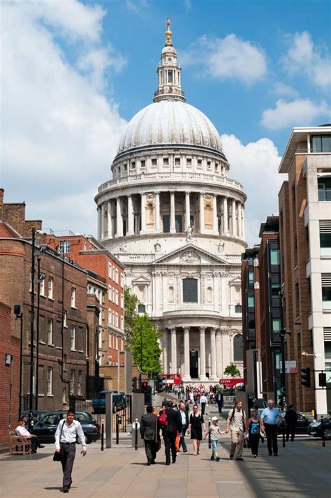 Catedral De San Pablo Londres Inglaterra Foto De Archivo Editorial