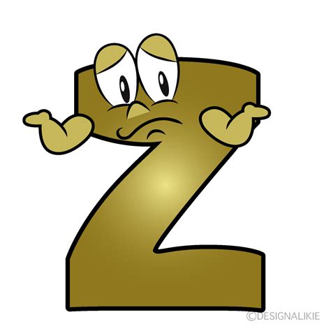 Free Troubled Z Cartoon Character Clipart Charatoon