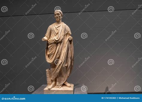 Detail Of Ancient Roman Gods And Art | Vintage Statue Displayed In A ...