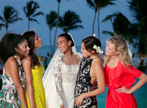 Victoria S Secret Models Allenis Sosa Married Joined By Friends From The Catwalk Glamour