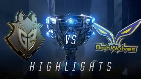 G Vs Fw Worlds Group Stage Day Match Highlights Youtube