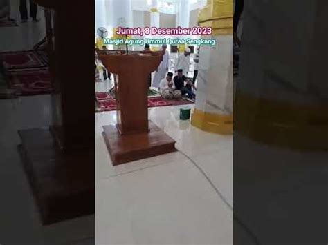 Shalat Jumat Di Masjid Agung Ummul Quraa Sengkang Pyf Religion