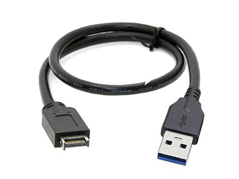 Usb 31 Front Panel Header Type E Male To Usb 30 Type A Male Extension