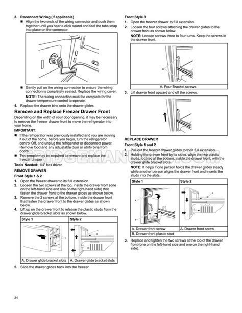 Whirlpool WRF535SWHZ French Door Refrigerator Owner S Manual