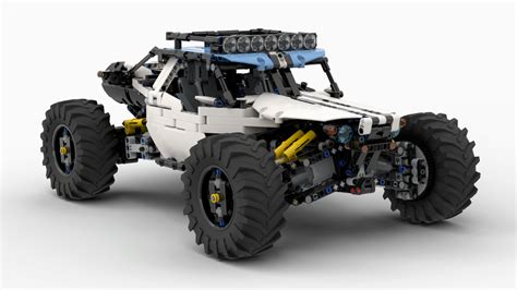 Lego Moc 19517 4wd Rc Buggy Technic 2018 Rebrickable Build With Lego