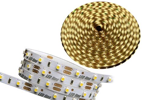 TAŚMA PASEK LED 300 SMD 3528 LEDLINE 5M CIEPŁA TAŚMA WODOODPORNA PASEK