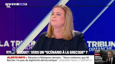 Mathilde Panot Le Moment O Michel Barnier Tombera Il Ne Restera Que