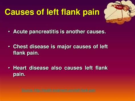 Left flank pain – Causes, symptoms, diagnosis and treatment