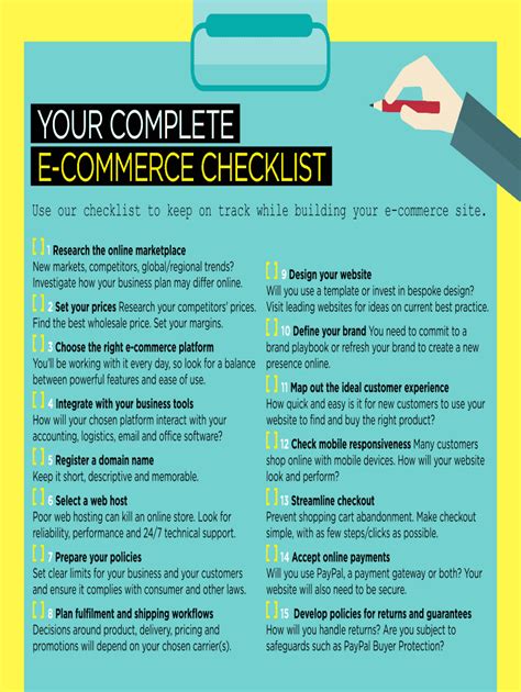 Fillable Online E Commerce Checklist Fax Email Print Pdffiller