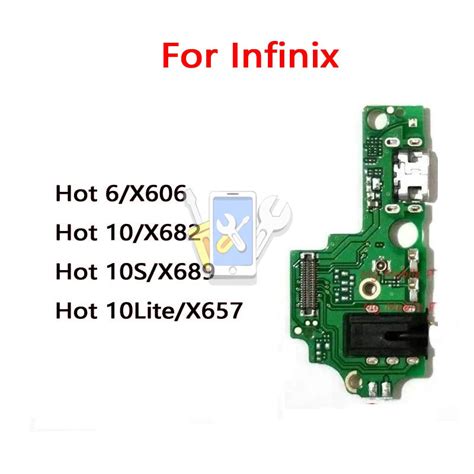 Charging Board For Infinix Hot 6 10 10s 10 Lite Dock Charger Port Flex Cable Shopee Philippines