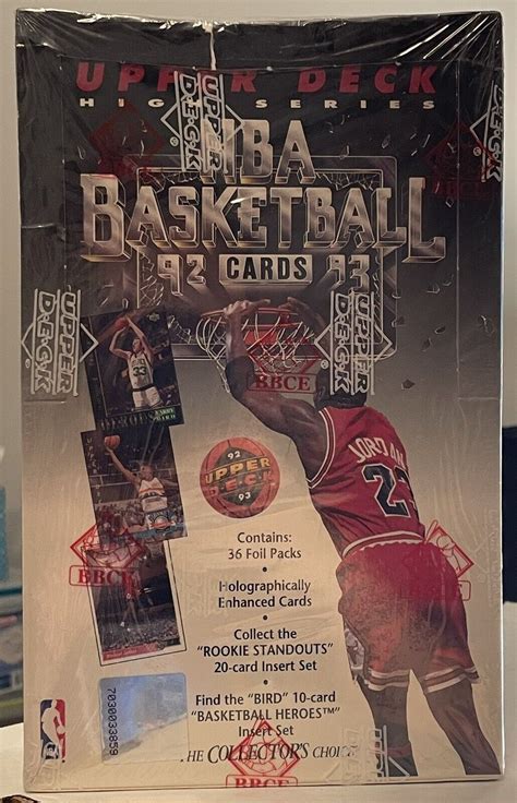 Bbce Factory Sealed Upper Deck High Series Nba Basketball Box