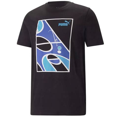 Puma Koszulka Męska T Shirt Graphics Czarna M Puma Sport Sklep