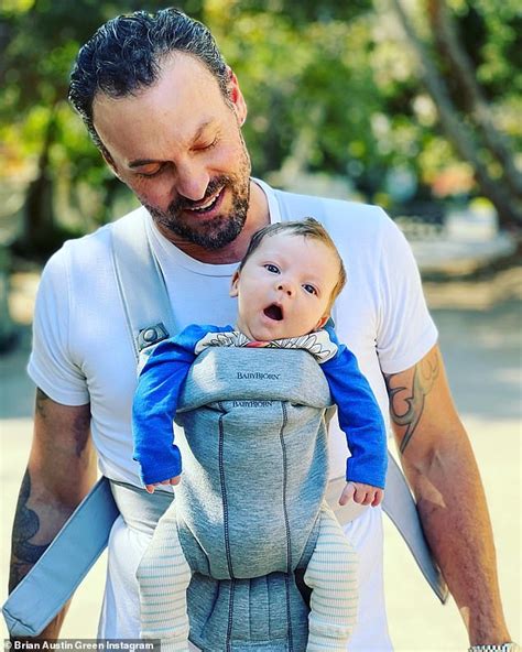 Brian Austin Green Cradles His And Girlfriend Sharna Burgess Newborn