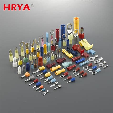 Hrya Cable Lug Wire Crimp Connector Circle Stamping Terminal Insulated