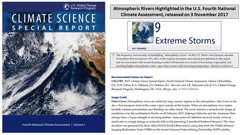 Atmospheric Rivers Highlighted In The U S Fourth National Climate