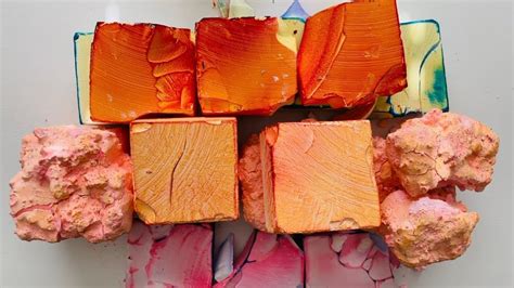 Dyed And Pasted Bsn Gym Chalk Blocks Asmr Oddly Satisfying