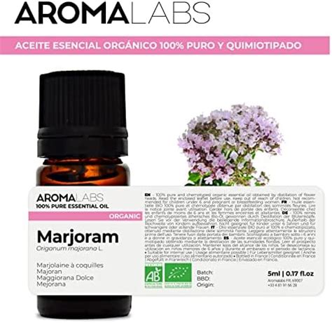 BIO Aceite Esencial Mejorana 5mL 100 Puro Natural Quimiotipado