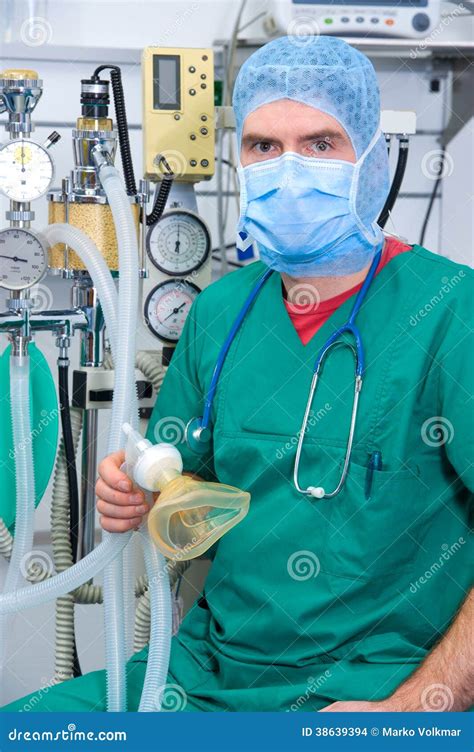 Anesthesiologist Stock Photo Image Of Anesthetist Oxygen 38639394