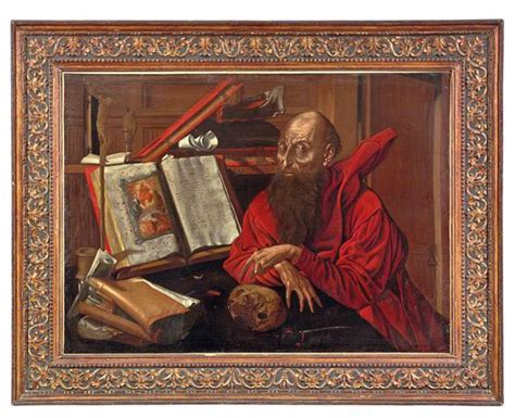 Van Reymerswaele Marinus Saint Jerome In His Study Mutualart