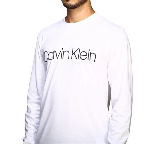 Calvin Klein Outlet T Shirt With Maxi Print T Shirt Calvin Klein Men