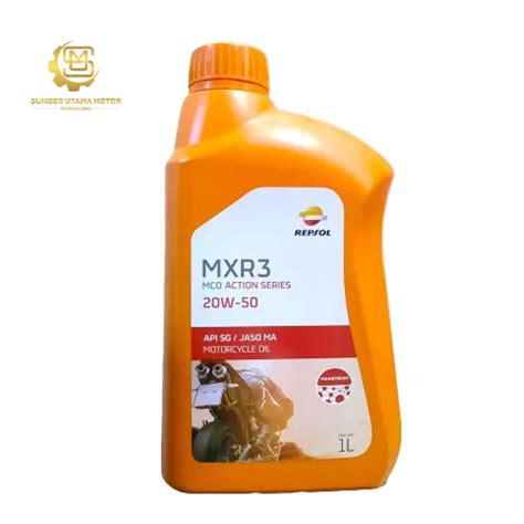 Jual Oli Repsol MXR 3 4T 20W 50 0 8L 1L 800ml 1000ml Shopee Indonesia