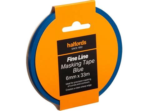 Halfords Fine Line Tape Blue 6mm X 33m Halfords Uk