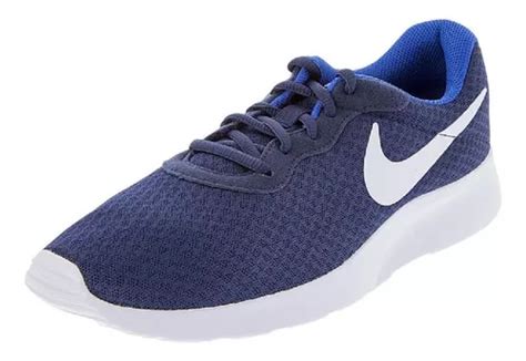 Tenis Nike Casual Hombre Tanjun Azul Envio Gratis