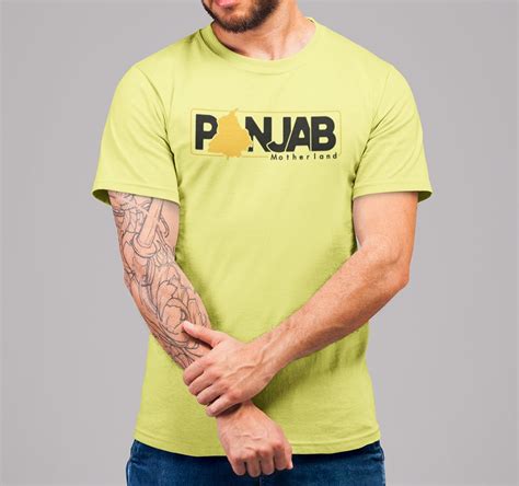 Buy Punjab Motherland Custom Punjabi Printed Tshirt Online For Men