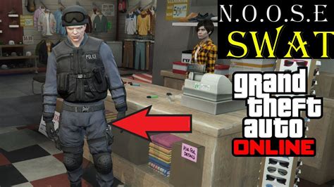 How To Get N O O S E SWAT Outfit ONLY PSN In Gta 5 Online YouTube