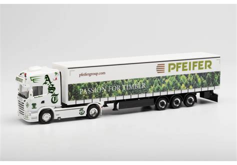 Herpa Scania R 13 TL Gardinenplanen Sattelzug Andreas Schubert