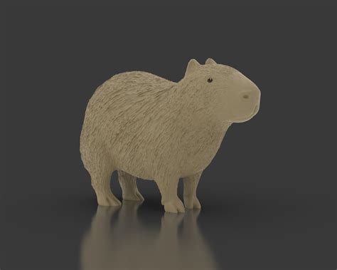 Capybara Model by Migueppc | Download free STL model | Printables.com