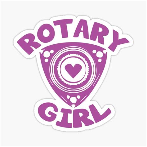 Rotary Girl Rx8 Rx7 Sticker For Sale By Noxity Redbubble