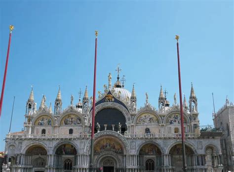 Venice Italy July Basilica Di San Marco Or The Patriarchal