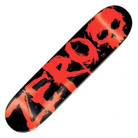 Zero Skateboards Blood Blackred Skateboard Deck 80 Skateboards