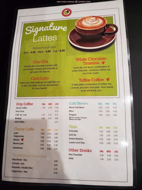 Online Menu of Just Love Coffee Cafe - Valdosta, GA Restaurant ...