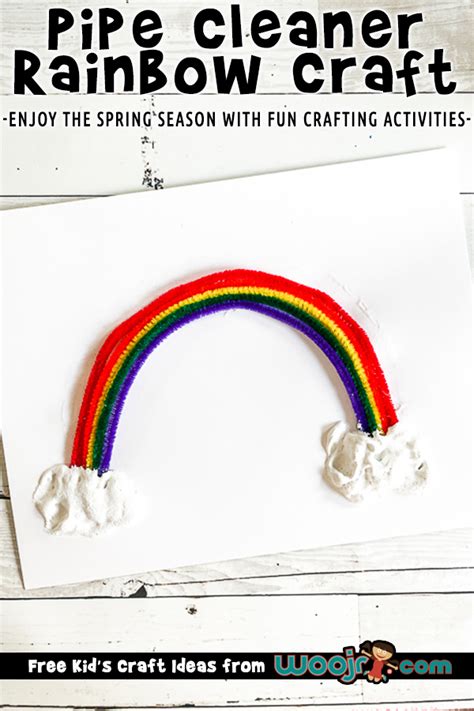 Pipe Cleaner Rainbow Craft Woo Jr Kids Activities Childrens