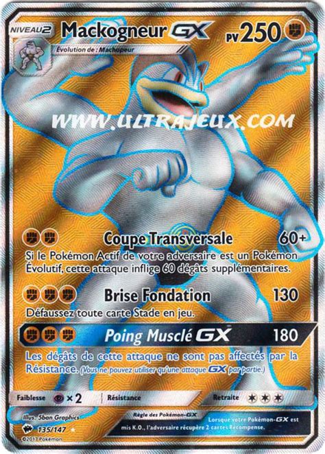 Mackogneur GX 135 178 Carte Pokémon Cartes à l Unité Français