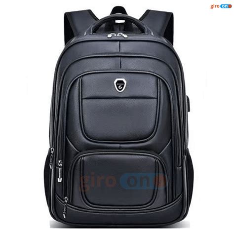 Mochila Masculina Notebook Couro Imperme Vel Resistente Al A Refor Ada