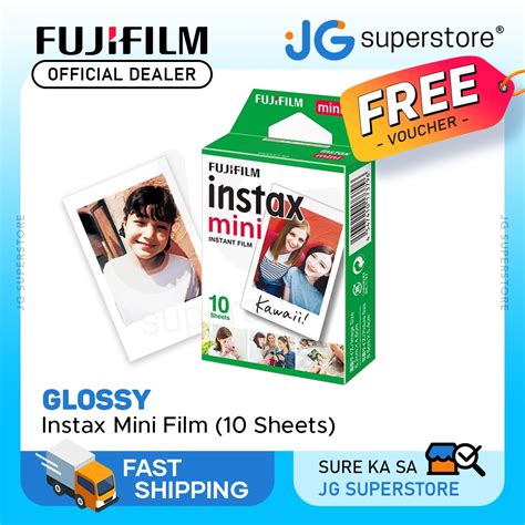 Fujifilm Instax Mini Glossy Sheets Film Single Pack Shopee