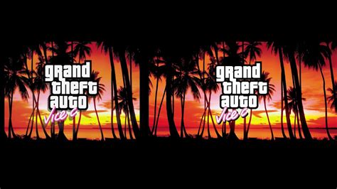 Grand Theft Auto Vice City Original Vs Definitive Edition Logo And