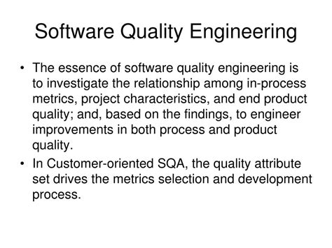 Ppt Software Quality Engineering Powerpoint Presentation Free Download Id 3930727